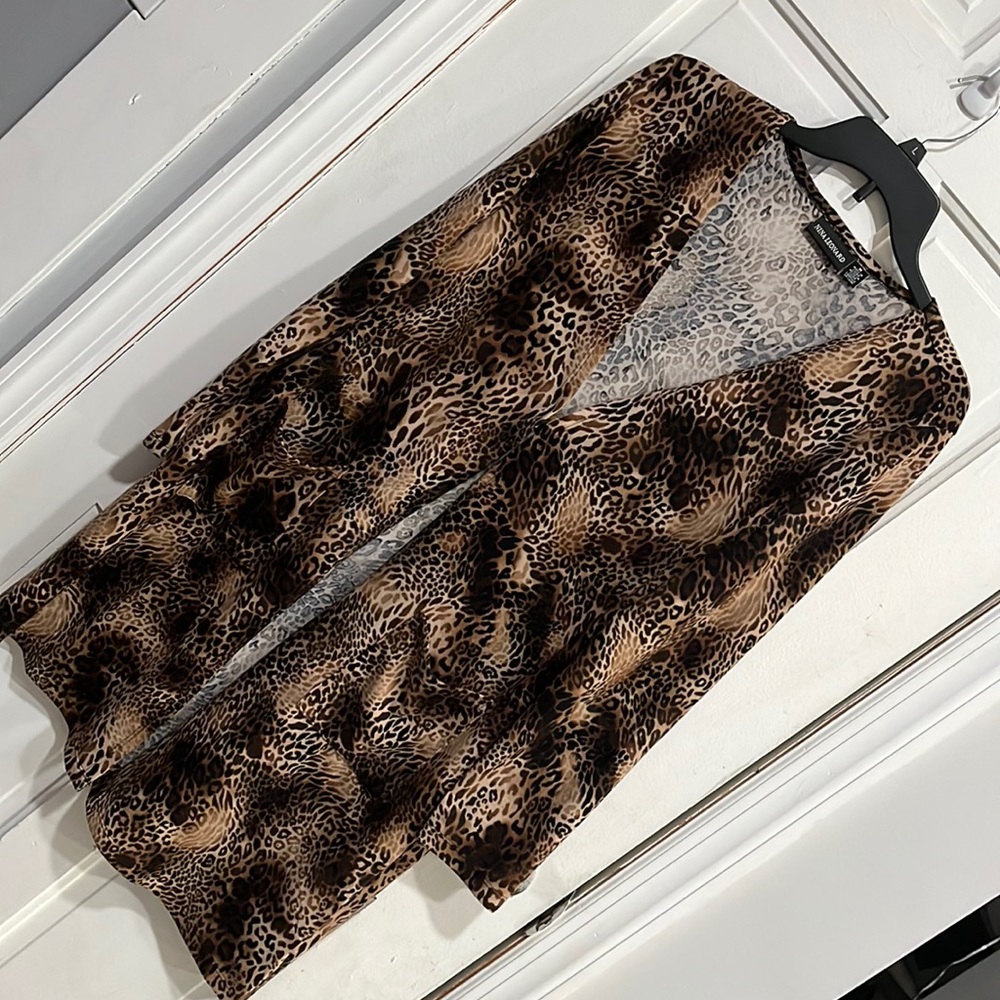 Leopard Cardigan With Clasp